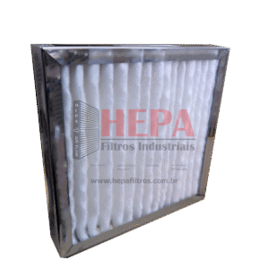 Filtro Médio Plissado (Moldura metal)